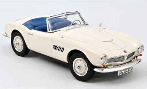 Bmw 507 1/18 Norev Cabriolet white 1957 Verdeck ouvert diecast model cars