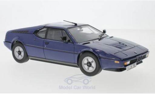 Bmw M1 1980 1/18 Norev (E26) blue 1980 diecast model cars