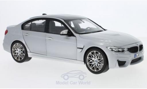 Bmw M3 1/18 Norev Competition grey 2017 diecast model cars