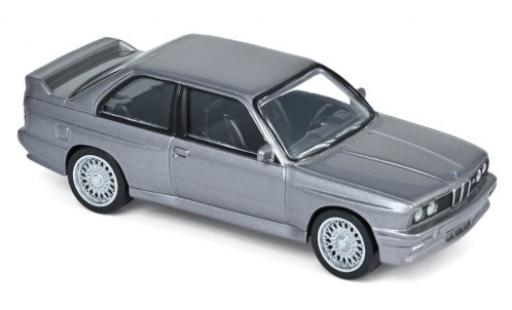 Bmw M3 1/43 Norev (E30) metallic grey 1986 Jetcar diecast model cars