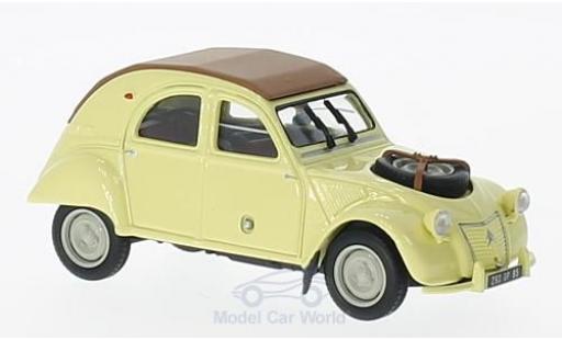 Citroen 2CV 1/43 Norev 4x4 Sahara yellow 1961 diecast model cars