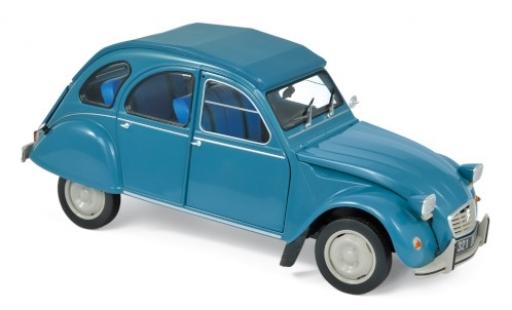 Diecast model cars Citroen 2CV 1/18 Norev 6 Club blue 1982 Citroen 2CV 1/18 Norev 6 Club blue 1982 diecast model cars