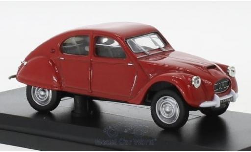 Diecast model cars Citroen 2CV 1/43 Norev Dagonet red 1956 Citroen 2CV 1/43 Norev Dagonet red 1956 diecast model cars