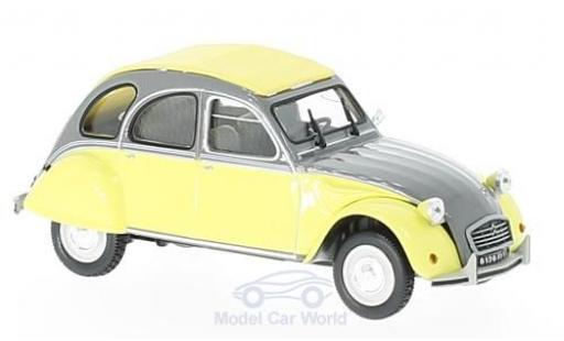 Diecast model cars Citroen 2CV 1/43 Norev Dolly yellow/grey 1985 Citroen 2CV 1/43 Norev Dolly yellow/grey 1985 diecast model cars