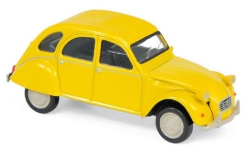 Citroen 2CV 1/43 Norev yellow 1979 Jetcar diecast model cars