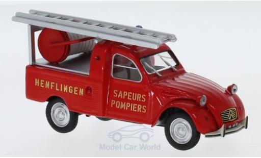 Citroen 2CV 1/43 Norev Pick-up Pompiers (F) 1963 diecast model cars
