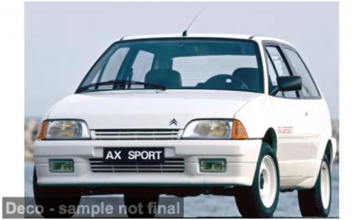 Citroen AX 1/18 Norev weiss 1987 1:18 diecast model cars