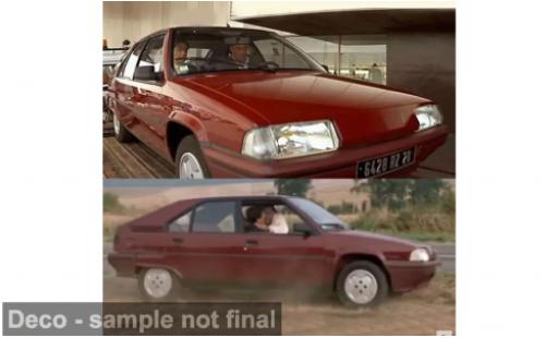 Citroen BX 1/18 Norev 16 TGS rot 1990 1:18 diecast model cars
