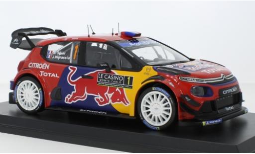 Citroen C3 1/18 Norev WRC No.1 Red Bull / Total WRC Rallye Monte Carlo 2019 S.Ogier/J.Ingrassia diecast model cars
