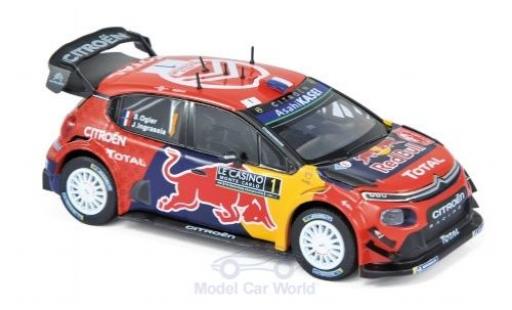 Citroen C3 1/43 Norev WRC No.1 Red Bull WRC Rallye Monte Carlo 2019 S.Ogier/J.Ingrassia diecast model cars