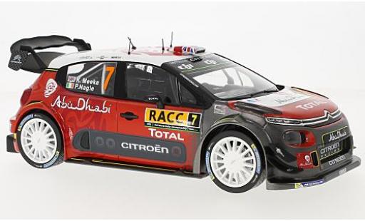 Diecast model cars Citroen C3 1/18 Norev WRC No.7 Rallye WM Rallye Spanien 2017 K.Meeke/P.Nagle Citroen C3 1/18 Norev WRC No.7 Rallye WM Rallye Spanien 2017 K.Meeke/P.Nagle diecast model cars