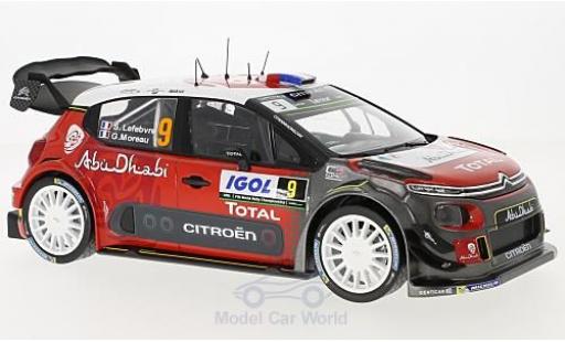 Diecast model cars Citroen C3 1/18 Norev WRC No.9 Rallye WM Tour de Corse 2017 S.Lefebvre/G.Moreau Citroen C3 1/18 Norev WRC No.9 Rallye WM Tour de Corse 2017 S.Lefebvre/G.Moreau diecast model cars