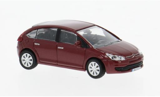 Diecast model cars Citroen C4 1/87 Norev Berline rot 2004 1:87 Citroen C4 1/87 Norev Berline rot 2004 1:87 diecast model cars