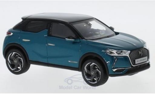DS Automobiles DS3 19 1/43 Norev Citroen DS 3 Crossback metallic türkis/black 2019 diecast model cars