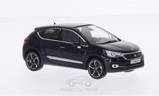 DS Automobiles DS4 1/43 Norev Citroen DS 4 metallic blue 2015 diecast model cars