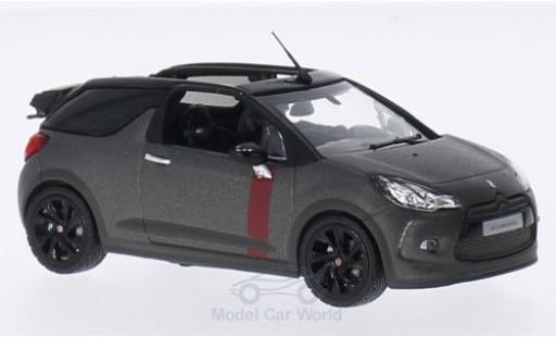 DS Automobiles DS3 1/43 Norev Citroen Cabrio Racing matt-grey 2014 diecast model cars