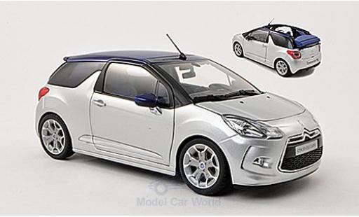 DS Automobiles DS3 1/18 Norev Citroen grey 2013 Verdeck in 3 Positionen darstellbar diecast model cars