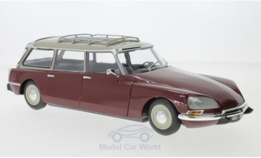 Diecast model cars Citroen DS 21 1/18 Norev C 21 Break red/beige 1970 Citroen DS 21 1/18 Norev C 21 Break red/beige 1970 diecast model cars