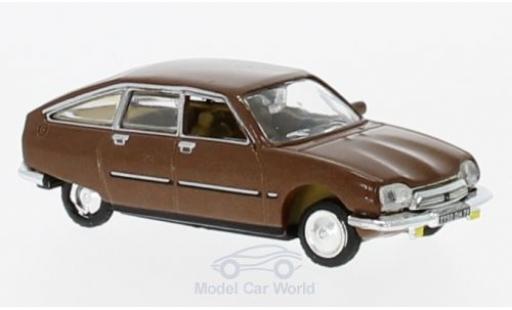 Citroen GS 1/87 Norev Pallas metallic brown 1978 diecast model cars