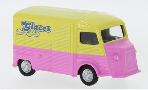 Diecast model cars Citroen HY 1/64 Norev pink/yellow Glacier 1980 Citroen HY 1/64 Norev pink/yellow Glacier 1980 diecast model cars