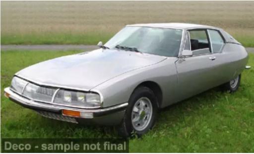 Diecast model cars Citroen SM 1/12 Norev grau 1972 1:12 Citroen SM 1/12 Norev grau 1972 1:12 diecast model cars