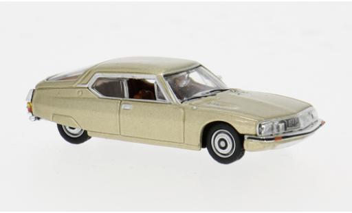 Diecast model cars Citroen SM 1/87 Norev metallise beige 1972 1:87 Citroen SM 1/87 Norev metallise beige 1972 1:87 diecast model cars