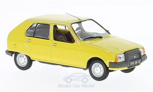 Diecast model cars Citroen Visa 1/43 Norev Club yellow 1979 Citroen Visa 1/43 Norev Club yellow 1979 diecast model cars