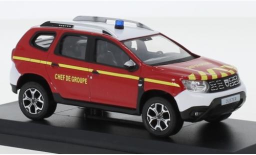Dacia Duster 1/43 Norev Pompiers - Chef de Groupe 2018 diecast model cars