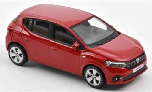 Dacia Sandero 1/43 Norev red 2021 diecast model cars
