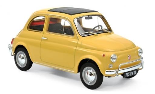 Fiat 500 1/18 Norev L beige 1968 diecast model cars
