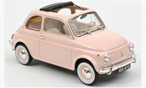 Fiat 500 1/18 Norev L pink 1968 diecast model cars