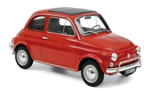 Fiat 500 1/18 Norev L red 1968 diecast model cars