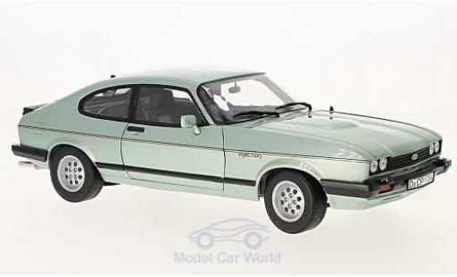 Ford Capri 1/18 Norev MK III 2.8 Injection metallic green 1982 diecast model cars