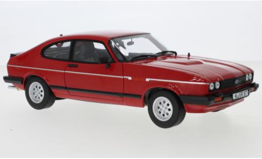 Ford Capri 1/18 Norev MkIII 2.8i Injection red 1983 diecast model cars