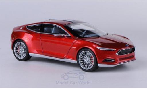 Ford Evos 1/43 Norev Concept metallic red 2011 IAA Frankfurt diecast model cars