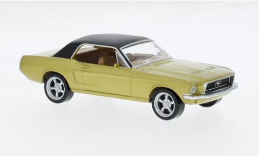 Diecast model cars Ford Mustang 1/43 Norev gold/schwarz 1968 1:43 Ford Mustang 1/43 Norev gold/schwarz 1968 1:43 diecast model cars