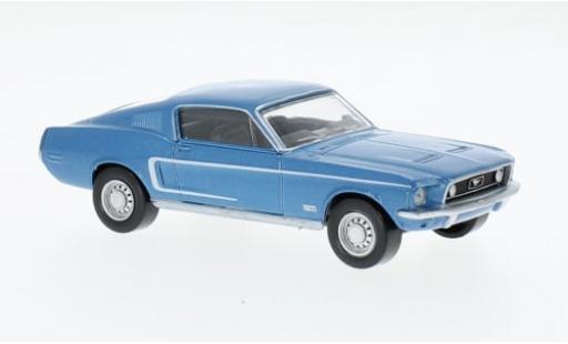 Ford Mustang 1/43 Norev GT Fastback metallise blau 1968 1:43 diecast model cars