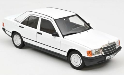 Diecast model cars Mercedes 190 1/18 Norev E (W201) white 1984 Mercedes 190 1/18 Norev E (W201) white 1984 diecast model cars
