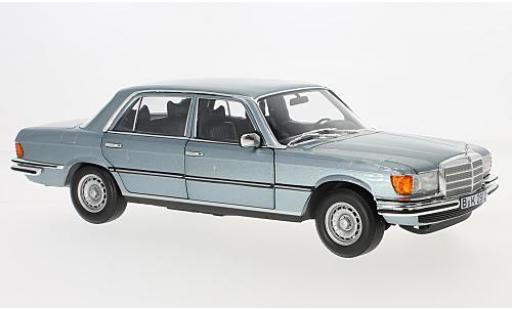 Mercedes 450 1/18 Norev SEL 6.9 metallic blue 1976 diecast model cars