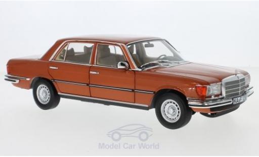 Mercedes 450 SEL 1/18 Norev SEL 6.9 (V116) metallic orange 1976 diecast model cars