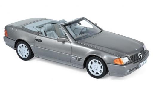Mercedes 500 1/18 Norev SL (R129) metallic grey 1989 diecast model cars