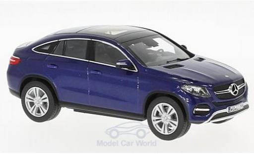 Mercedes Classe GLE 1/43 Norev GLE Coupe (C292) metallic blue 2015 diecast model cars