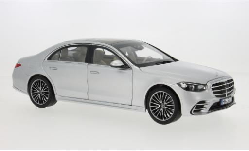 Mercedes Classe S 1/18 Norev AMG-Line silber 2021 1:18 diecast model cars