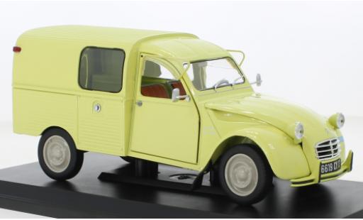 Diecast model cars Citroen 2CV 1/18 Norev Fourgonnette AK 350 yellow 1966 Citroen 2CV 1/18 Norev Fourgonnette AK 350 yellow 1966 diecast model cars