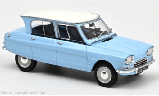 Citroen Ami 6 1/43 Norev AMI 6 blue clair 1966 diecast model cars
