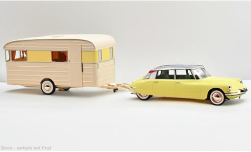 Diecast model cars Citroen DS 1/18 Norev 19 yellow 1960 Citroen DS 1/18 Norev 19 yellow 1960 diecast model cars
