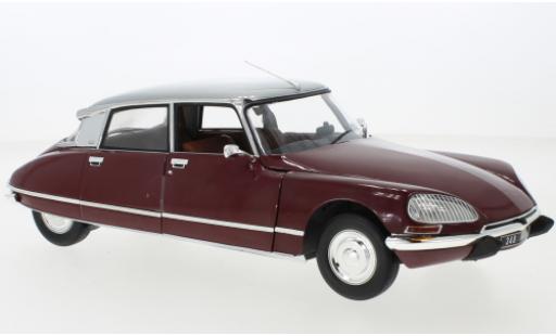 Diecast model cars Citroen DS 1/18 Norev 23 Pallas red foncé/metallise grey 1972 Citroen DS 1/18 Norev 23 Pallas red foncé/metallise grey 1972 diecast model cars