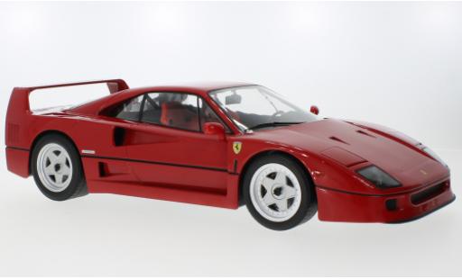 Ferrari F40 1/12 Norev red 1987 diecast model cars