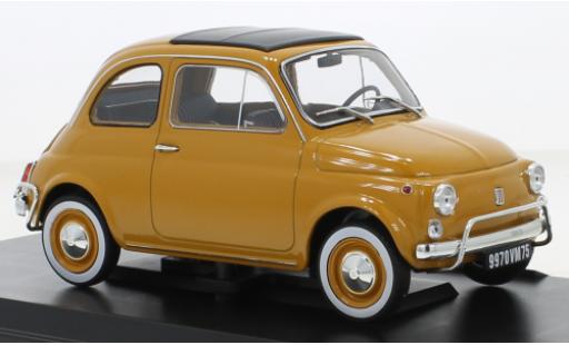 Fiat 500 1/18 Norev L yellow 1968 diecast model cars