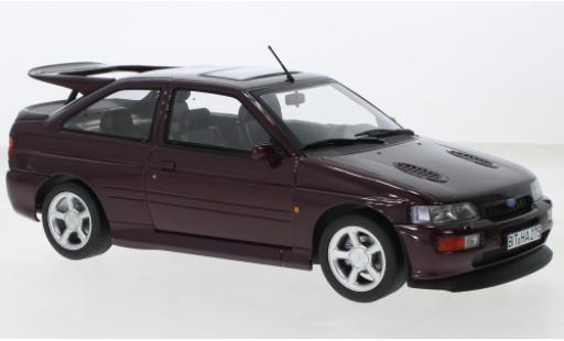 Ford Escort 1/18 Norev RS Cosworth metallise purple 1992 diecast model cars